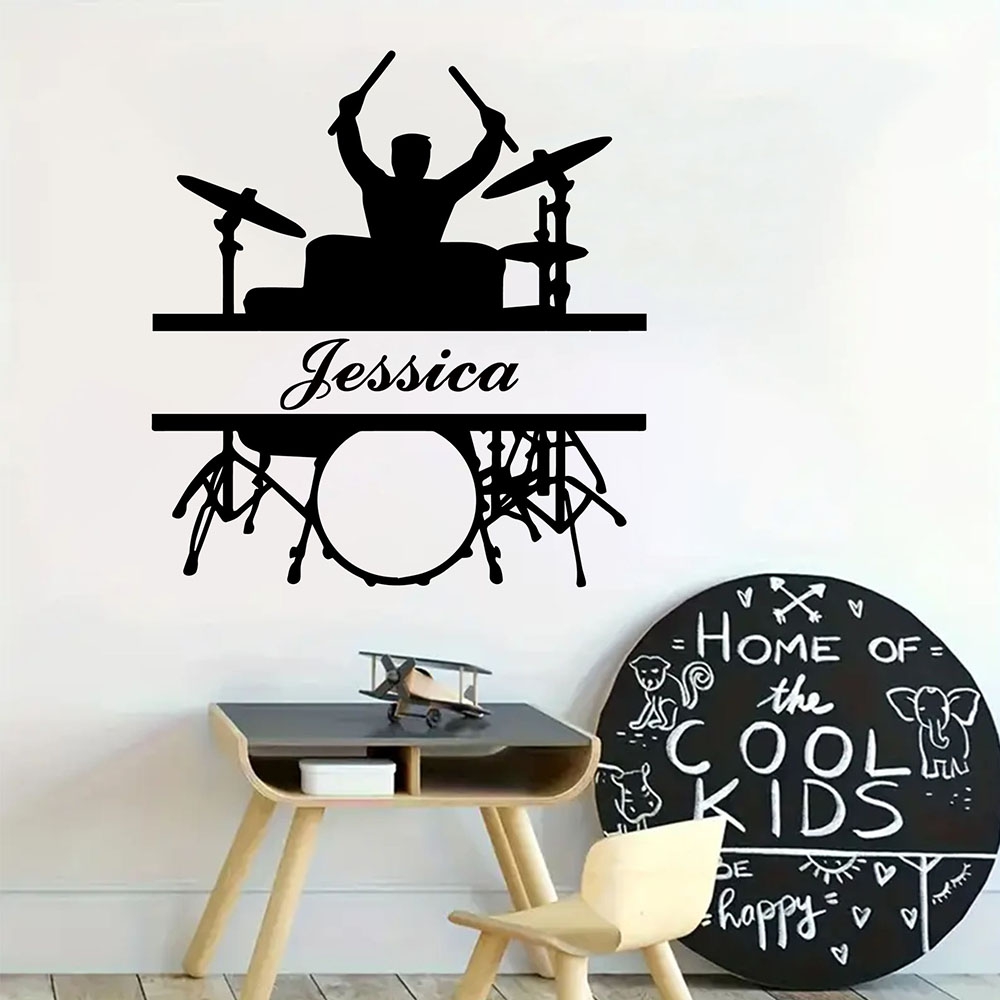 Musical Instruments Names - 1 adesivo da parete con strumento