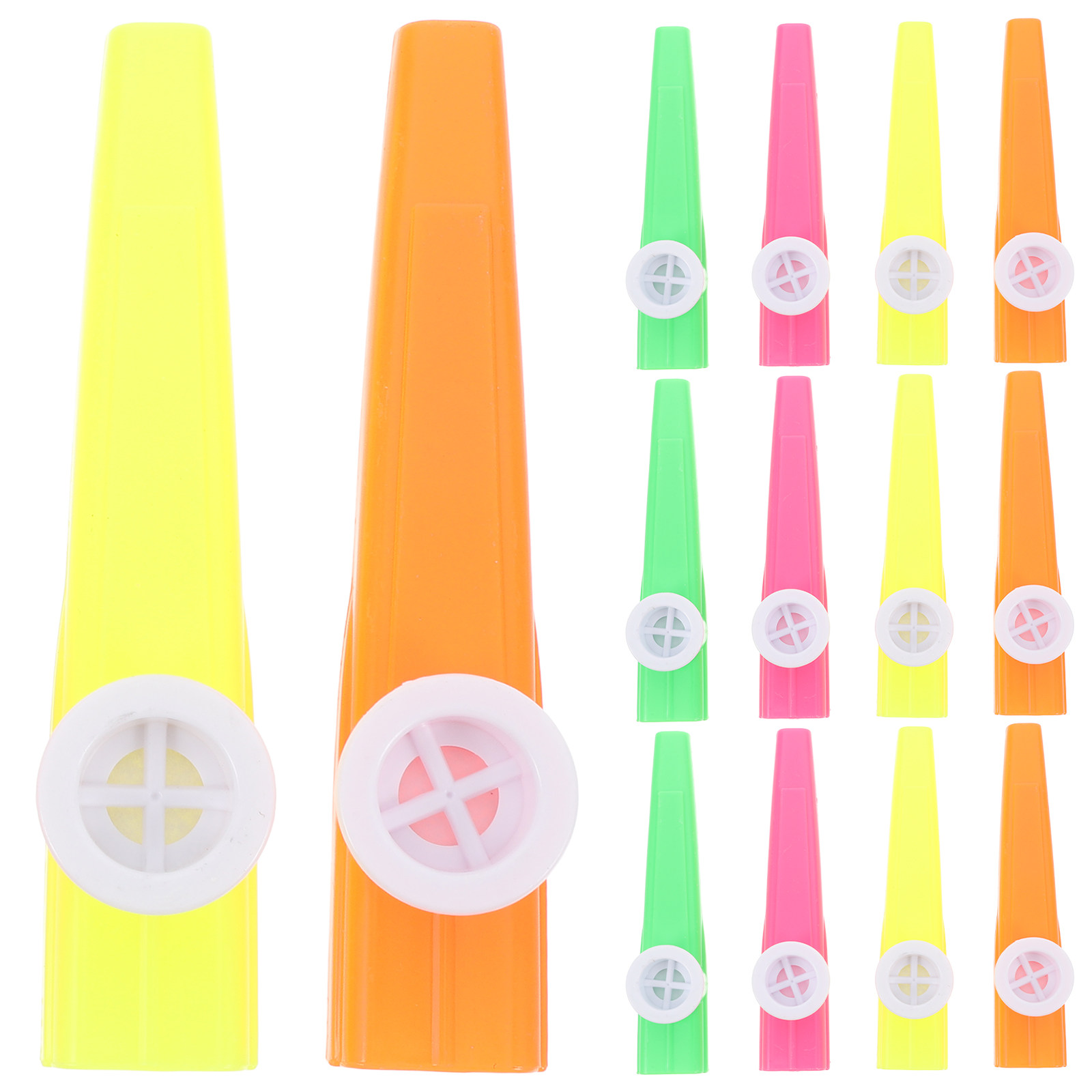 Musical Instrument I Play - 24 kazoo in plastica, colori assortiti,