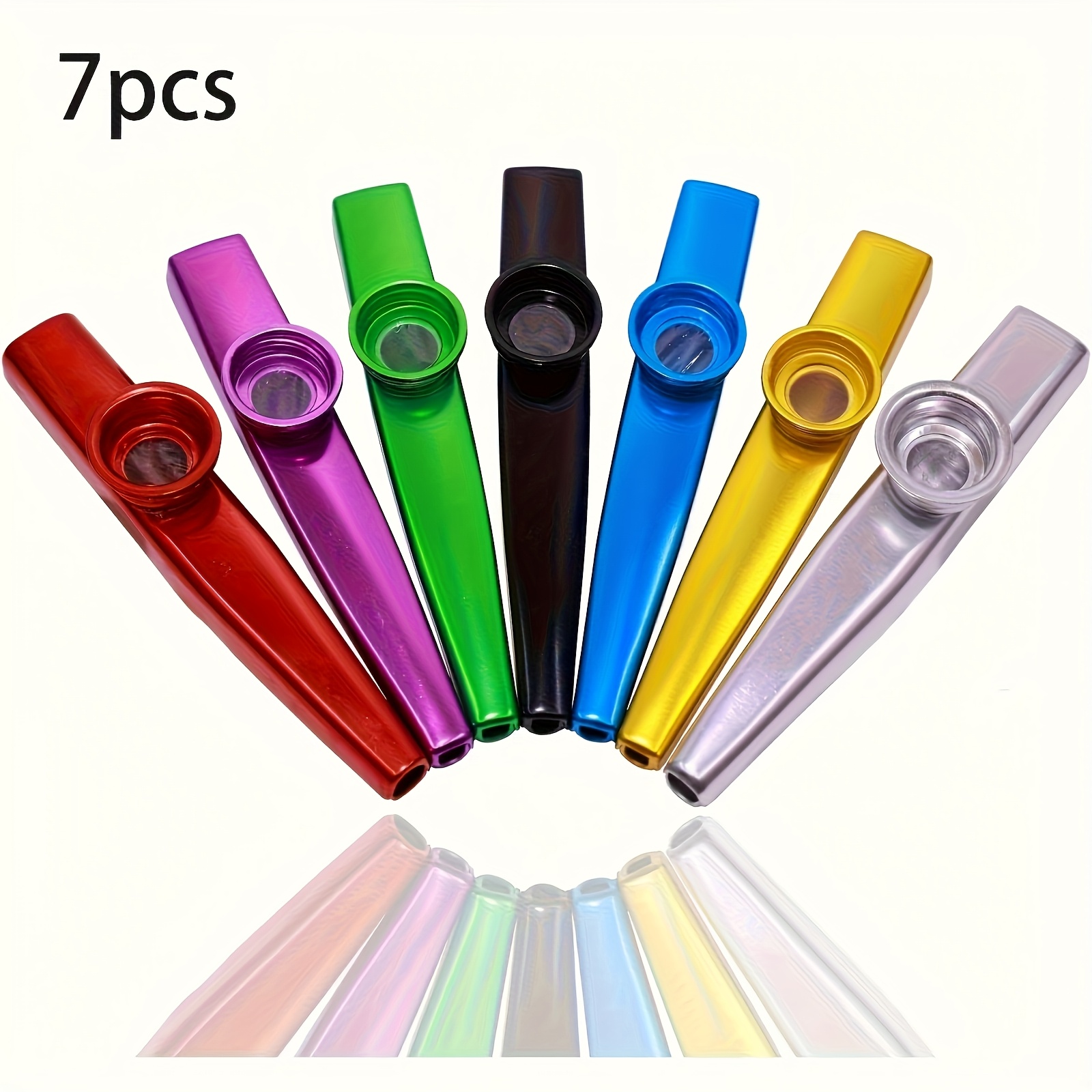 Musical Instrument Gif - 7 pezzi Kazoos in metallo dal