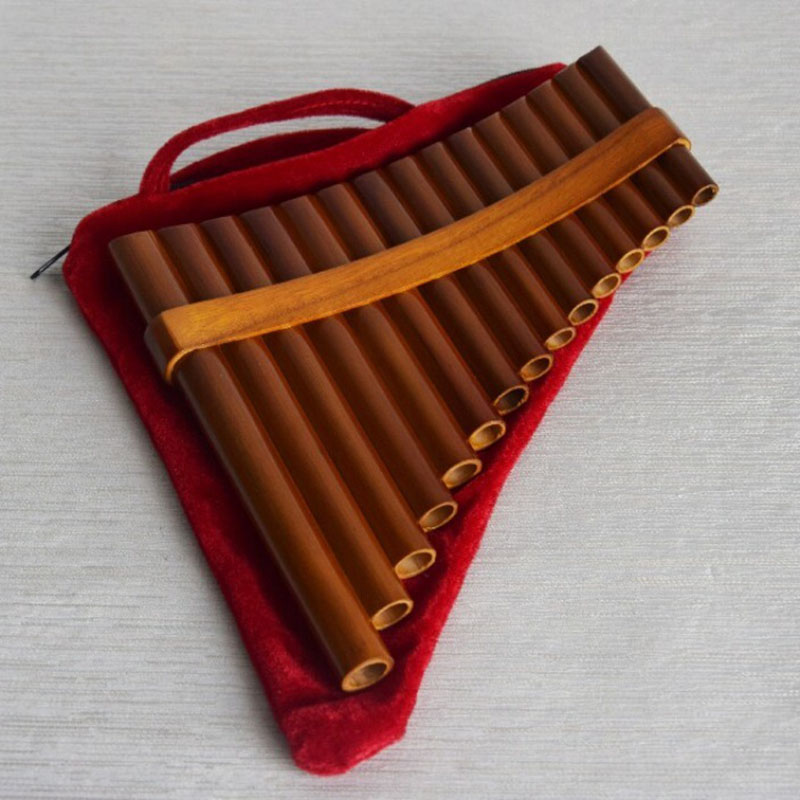 Musical Instrument I Play - Panflauto in bambù a 15 canne,