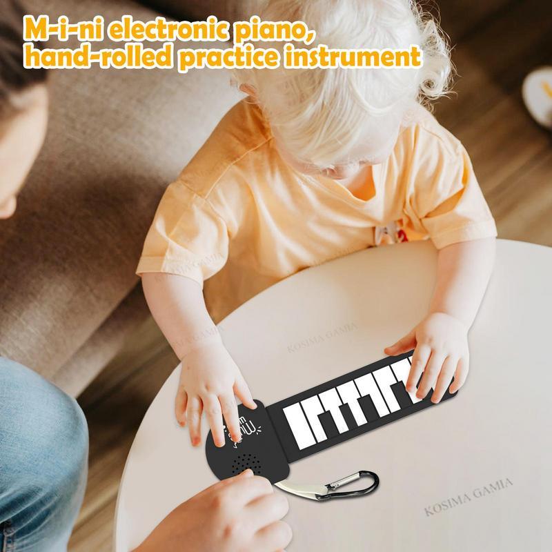 Musical Instruments Names - Pianoforte Elettronico Arrotolabile in Silicone, Tastiera