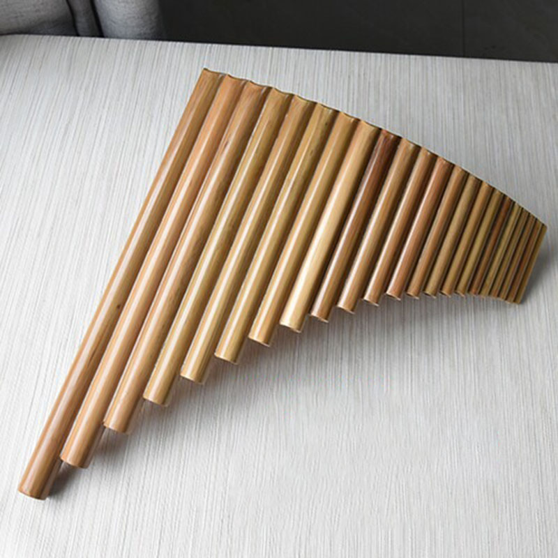 Shakuhachi Bamboo Flute - Flauto di Pan 15/22 canne in
