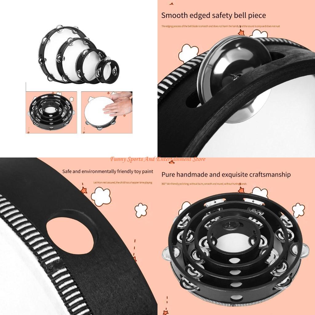 Musical Instrument I Play - C4DE 4 pezzi campanelli a doppia