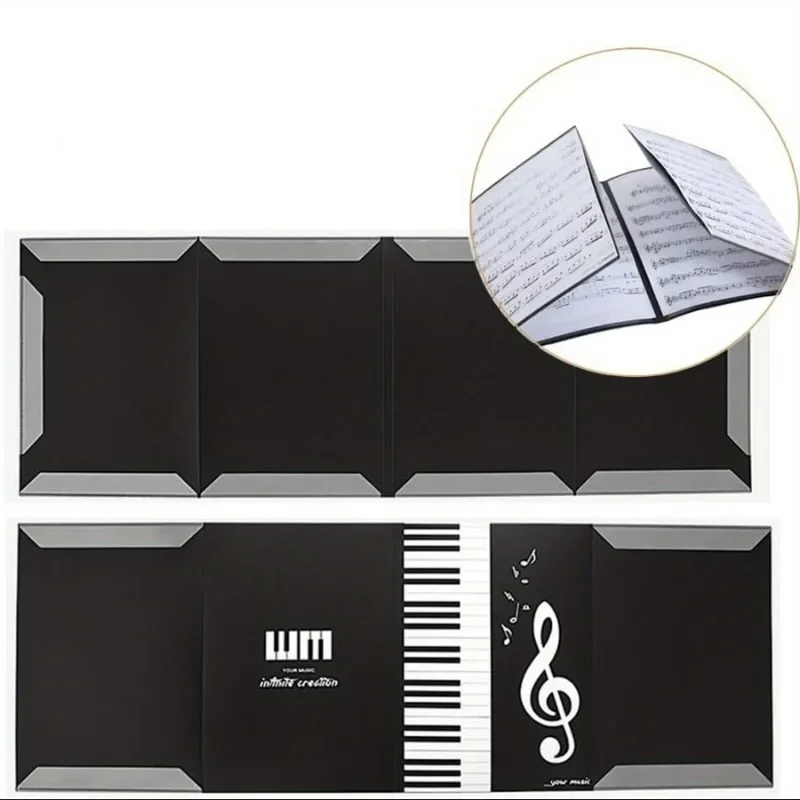 Musical Instruments List - Cartella musicale espandibile da 4 pagine