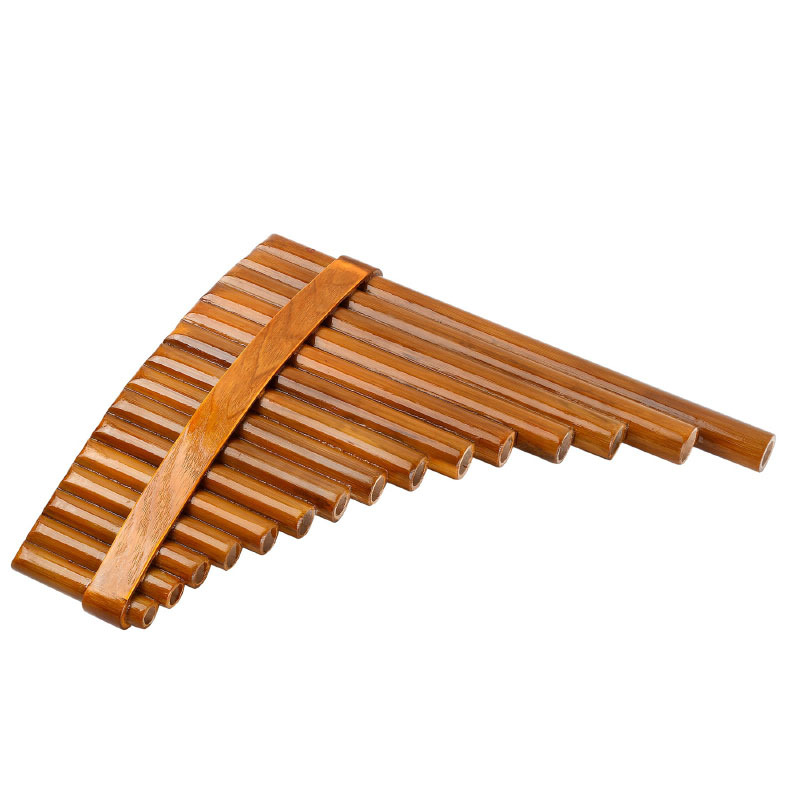Shakuhachi Bamboo Flute - Panflauto a 15 tubi in Do,