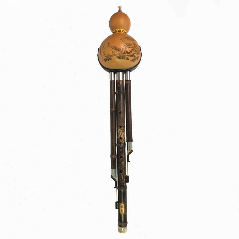 Shakuhachi Bamboo Flute - Flauto Hulusi in Bambù Nero, Tonalità