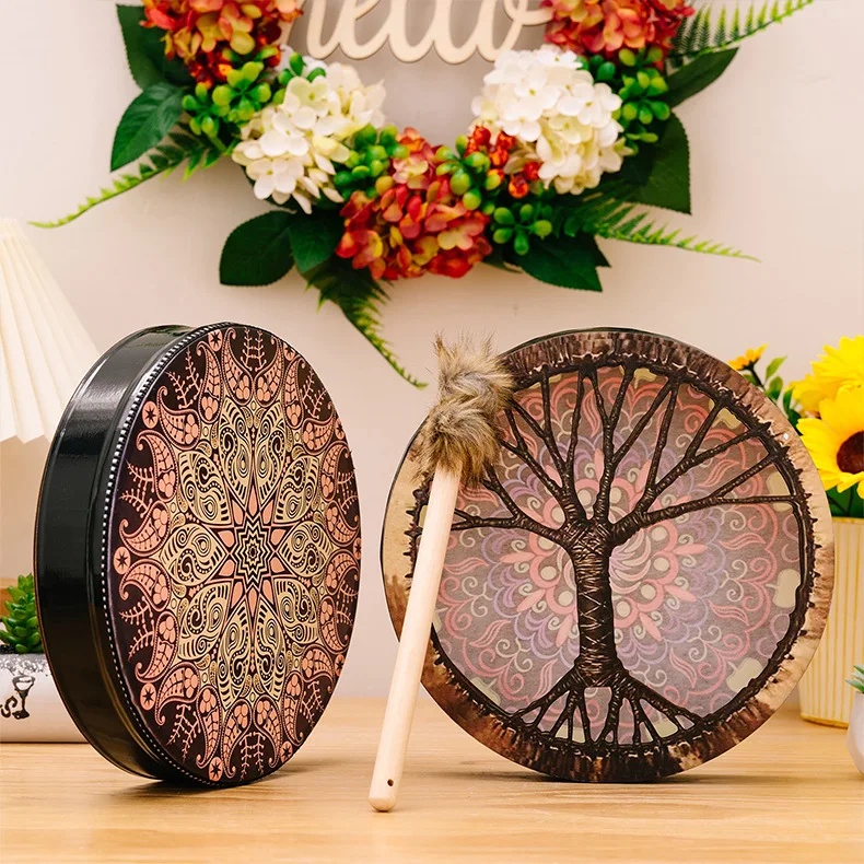 1 tamburo sciamanico con motiv - Cajon Box Drum recensione e prezzo