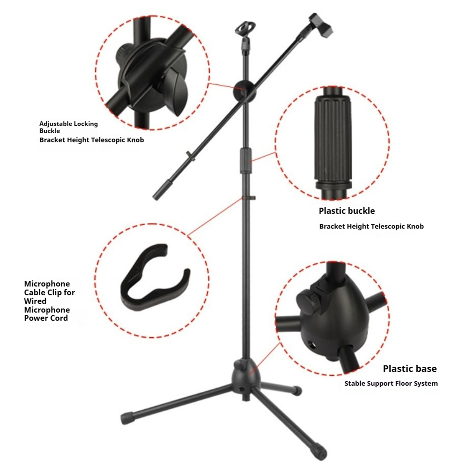 Supporto da pavimento per micr - Musical Instrument Craft recensione e prezzo