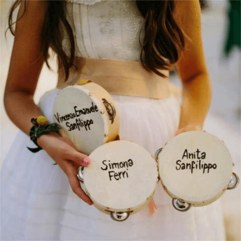 3/5 pezzi ﻿   Tamburelli Nuzia - Musical Instruments Names recensione e prezzo