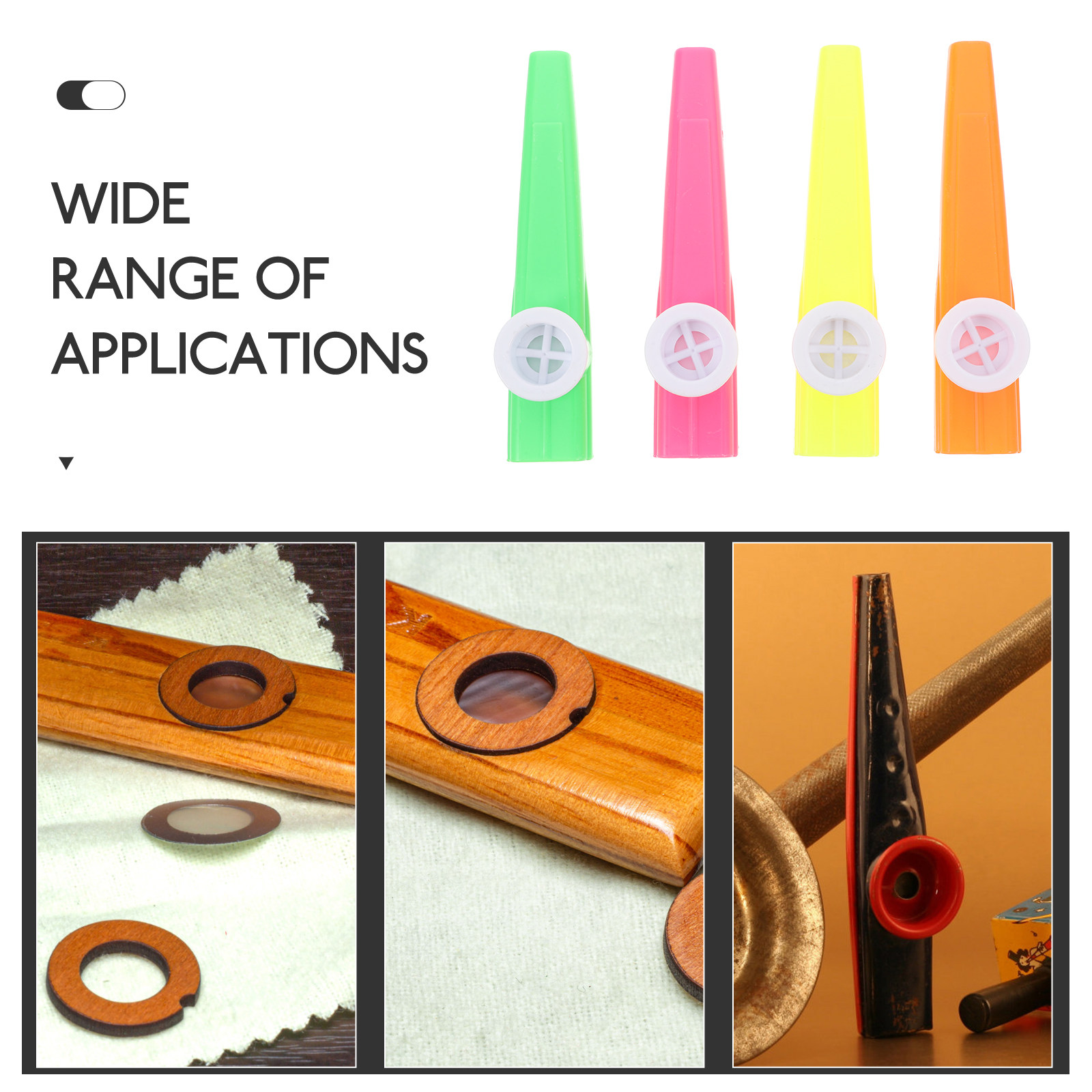 24 kazoo in plastica, colori a - Musical Instrument I Play recensione e prezzo