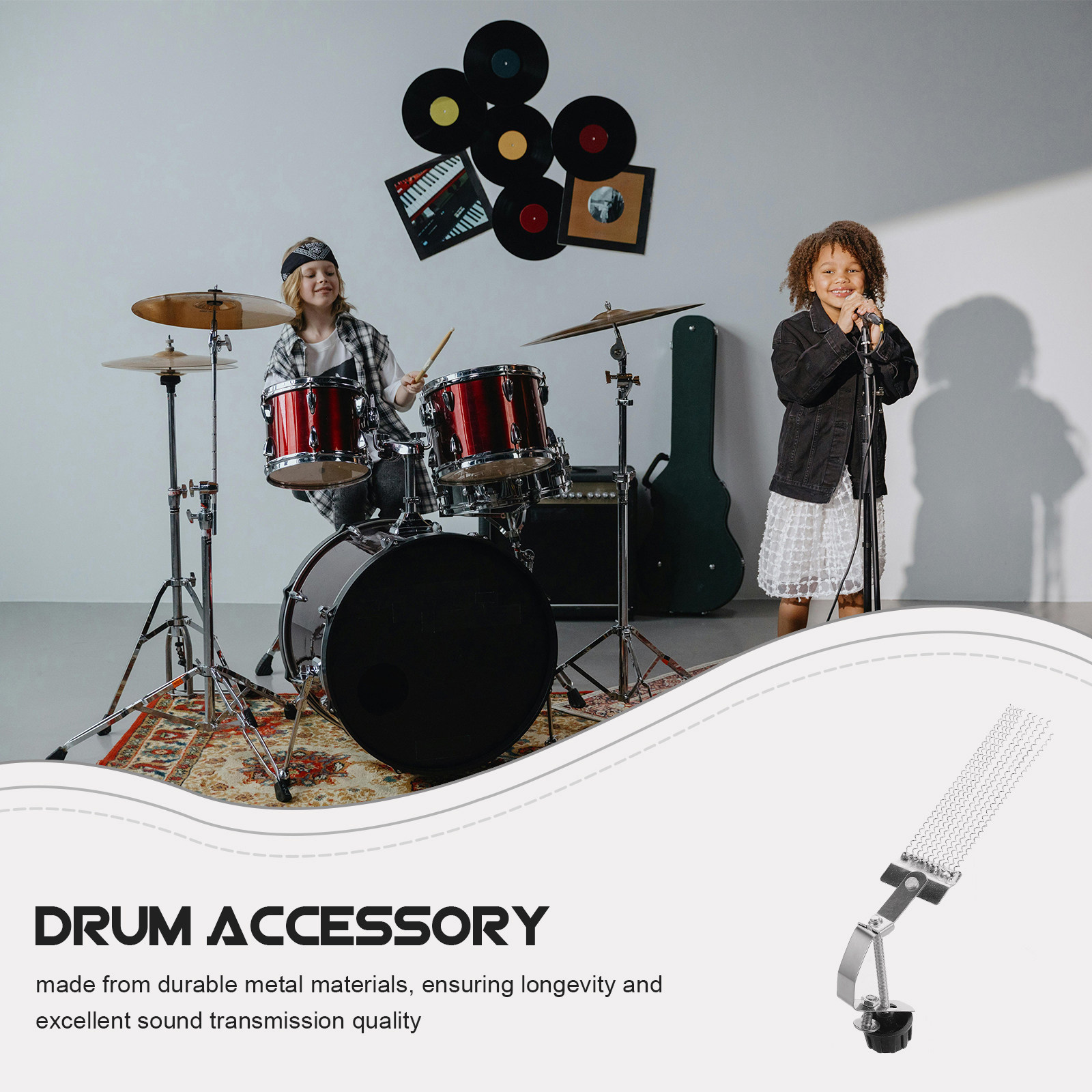 Supporto per filo di rullante  - Cajon Box Drum recensione e prezzo