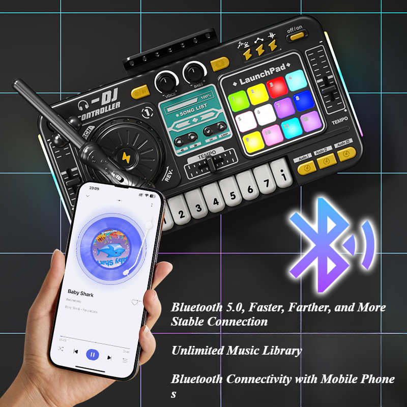 Mixer DJ per bambini con micro - Musical Instruments Names recensione e prezzo